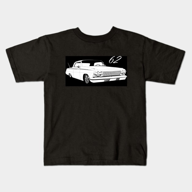 62 Impala Kids T-Shirt by ThornyroseShop